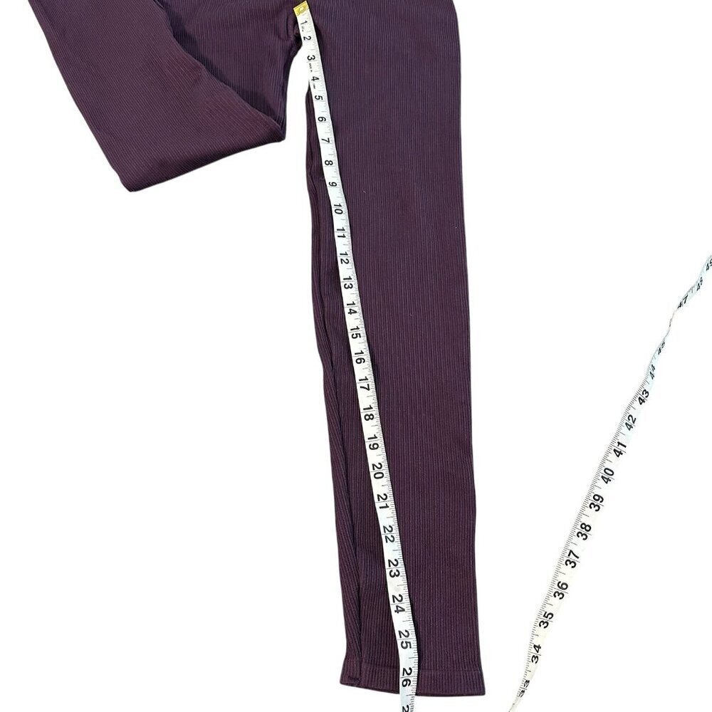 Spanx Look at Me Leggings Wine Color Women’s Size XL Stretchy Lounge - Picture 9 of 10